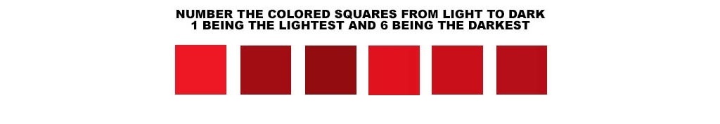 Visual acuity sample test